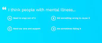 Which of these is a common symptom of schizophrenia? Stigmafree Quiz Results Nami National Alliance On Mental Illness