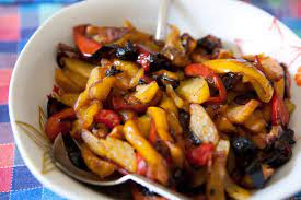 Ricetta a base di patata. Patate E Peperoni I Sapori Di Calabria In Un Piatto Fuoriporta