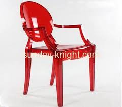 Plexiglass Acrylic Red Ghost Chair Afk 010 Acrylic Chair Furniture Acrylic Lucite Chairs