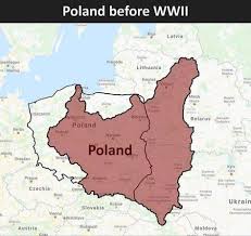 Poland Before And After Wwii Maps Interestingmaps Interesting In 2020 Poland Map Wwii Imaginary Maps