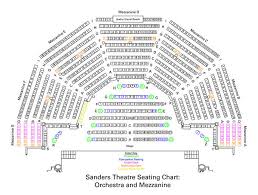 Sanders Theatre Seating Charts Office For The Arts At Harvard