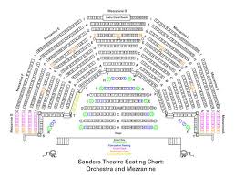 Sanders Theatre Seating Charts Office For The Arts At Harvard