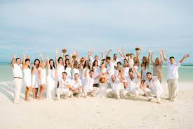 Married At Last Beach Wedding White Beach Wedding Guest Attire Wedding Beach Ceremony