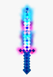 To be able to sword block you need to be in 1.8 and practice timing with your left and right clicks. 3d Block Sword Minecraft Weapon 3d Transparent Hd Png Download Kindpng