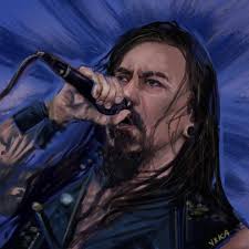 Beautiful fan art by @_.vikxurb._ 🤘 The real question is, which song is  Tomi singing?