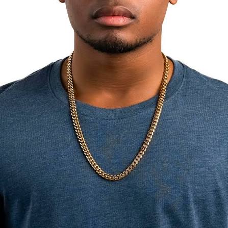 Cuban Link Chain 8mm - 18k Gold Plated / 22" / 8mm