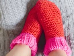 Norwegische hygge kit gemã¼tlich geschenk entspannen geschenk slouchy. Strickanleitung Dicke Socke Pink Mit Rot