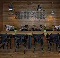 A Low Budget Signage Idea Recreates This Bar S Logo Using Nails Lighting Design Interior Cafe Design Signage Design