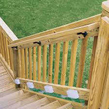Exterior deck boards, stair treads, guards, and handrails comply with . Deck Stair Railings Deck Railings The Home Depot