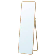 ikornnes miroir sur pied frene 52x167 cm ikea in 2020 staande spiegel spiegelvloer spiegelglas