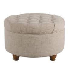 Asda Light Blue Tufted Round Storage Ottoman Round Storage Ottoman Tufted Storage Ottoman Storage Ottoman