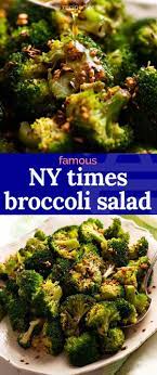 Ny Times Famous Broccoli Salad With Sesame Cumin Garlic Recipe Delicious Salads Delicious Vegetables Recipetin Eats