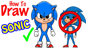 Free printable resources for kids and adults How To Draw Sonic Youtube