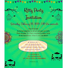 Invitation design is easier than ever with creatopy. Free Kitty Party Invitation Card Online Invitations