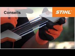 Tutoriel Tronconneuse N 12 Affuter Une Chaine De Tronconneuse Avec Le Porte Lime 2 En 1 Stihl Youtube