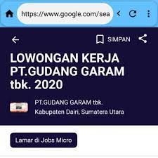 Check spelling or type a new query. Penipuan Berkedok Lowongan Kerja Di Pt Gudang Garam Berita Terkini Medan Sumut Utama News