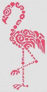 Tribal Flamingo Cross Stitch Pattern Cross Stitch Cross