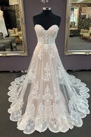 Browse Our Large Selection Of Wedding Dresses Shop A Line Sweetheart Sleeveless Lace Appliqued B Cheap Bridal Dresses Online Wedding Dress Cheap Wedding Dress