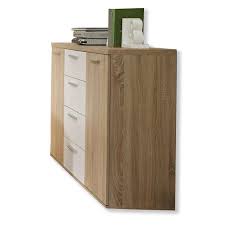 Schubladenkommode fehmarn mit 7 schubladen in sonoma eiche. Kommode Sonoma Eiche Weiss 130 Cm Online Bei Roller Kaufen