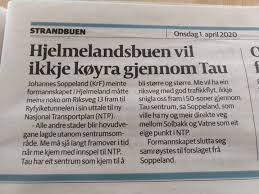 Strandbuen is a local newspaper published in strand, norway. Hjelmeland Krf Hjelmeland Krf I Strandbuen Facebook