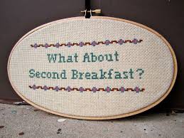 How big is a damask wedding cross stitch? Yes Hobbit Door Cross Stitch Pattern We Ve Had One What About 2nd Breakfast Patterns Craft Supplies Tools Tomtherapy Co Il