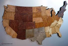 A jigsaw puzzle is a tiling puzzle that requires the assembly of often oddly shaped interlocking and mosaiced pieces, each of which typically has a portion of a picture; Usa Magnetic Map Puzzle Handmade In Austin Map Puzzle Wood Map Wooden Map