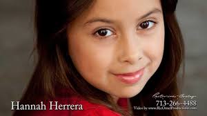Hannah Herrera is represented by Pastorini-Bosby Talent-a Texas top talent  agency