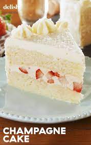 Pop Bottles And Make This Heavenly Champagne Cake Recipe Cake Recipes Desserts Champagne Cake Recipe