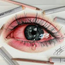 Art Draw Drawing Artwork Aesthetic Sketch Cizim Painting Color Artist Artoftheday Wallpaper Amazing Eye Drawing Tutorials Eye Drawing Drawings