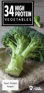 34 Surprisingly High Protein Vegetables Ranked In Order High Protein Vegetables High Protein Vegan Vegetables