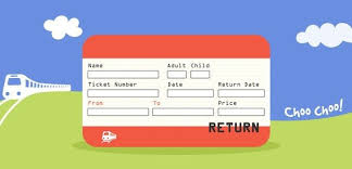 Uk Train Ticket Printable Template Kids Ticket Template Train Tickets Transport Topics
