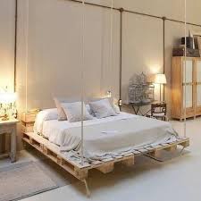 The bookcases that flank the bed are optional. Diy Pallet Bed Ideas Practical And Stylish Ideas For Comfortable Sleeping Area My Desired Home Diy Pallet Bed Wooden Pallet Beds Pallet Furniture