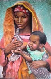 Resultado De Imagen Para Virgen Maria Africana Pinturas Africanas Arte Haitiano Arte Africana