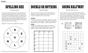 Access the seattle times jumble puzzle game online through the newspaper website using an internet. New York Times Games On Twitter Happy Sunday If Your Copy Of This Sunday S New York Times Magazine Has A Variety Puzzle Called Going Halfway In It With The Answer Key Inadvertently