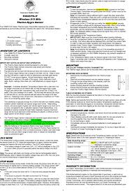 The la crosse alerts remote water leak detector with temperature, humidity, and early warning alerts set includes: M 10 Thermo Hygro Sensor User Manual 14 Tx62uth It Manual La Crosse Technology