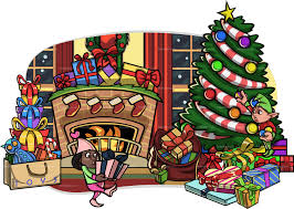 Best christmas living room background from christmas room real free green screen background 1º. Black Elf Placing Present Under Christmas Tree Cartoon Scene Friendlystock