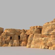 Desert Rock 3d Model Max Obj Fbx 7 3d Model Model Rock