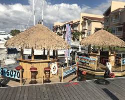 Wood or composite decks are also available for our florida customers. Florida Tiki Tours