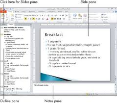 For example, the slide pane in microsoft powerpoint presentations displays all of the slides in a presentation. How To Explore The Powerpoint Interface Dummies