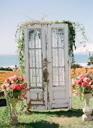 In this post, you'll learn: 14 Most Beautiful Ceremony Backdrops Using Doors