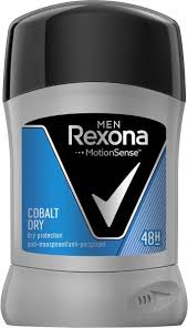 Rexona deodorantlar vücudun çalışma şekli göz önüne alınarak geliştirilen akıllı teknolojilerle rexona dünyayı 1960'lı yıllarda antiperspirant teknolojisi ile tanıştırdı. Rexona Men Motionsense Cobalt Dry Deo Stick Online Kaufen Bei Combi De