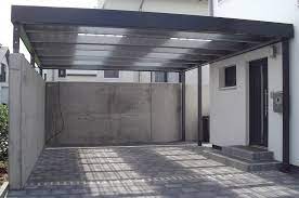 Doppelcarport Anthrazit Transparente Dachbahnen Myport Carport Modern Carport Doppelcarport