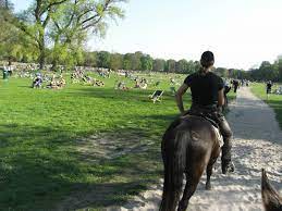 Wir werden beim aumeister parken und von hier aus den nördlichen teil des englischen garten von nord nach süd bis zur königinnenstraße durchreiten. Munchen Englischer Garten An Karfreitag Pferdebilder Galerie Im Reitforum