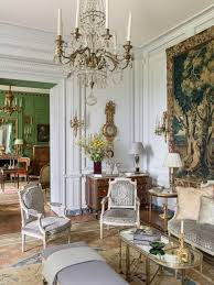 Classic Interior Like How The Adjoining Green Room Compliments The Green In The Tapestry Rustic Living Room Furniture Home Interior Design Interior Design