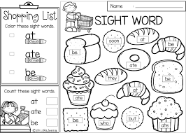 Sight Word Shop Is Perfect For Preschool Kindergarten And First Graders This Product Will Help Child Sight Word Coloring Sight Words Kindergarten Sight Words