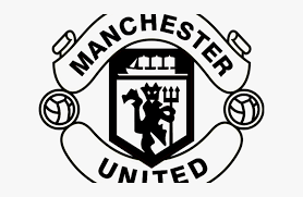 The club's first kit was a plain red shirt, white shorts and plain black socks. Manchester United Logo Clipart Manchester United White Logo Png Transparent Png Transparent Png Image Pngitem