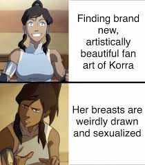 Korra's boobs