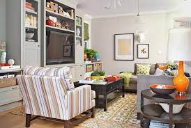 Place your tape measure, close enough. 15 Stylish Ways To Decorate With A Tv Better Homes Gardens