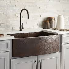 hammered copper kitchen sinks