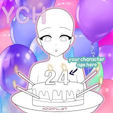 Birthday YCH - YCH.Commishes